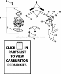 Part Location Diagram of 24853159-S Kohler Kit: Carburetor (tier Iii)