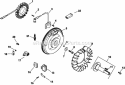 Page K Diagram and Parts List for CH20-64720  Kohler Engine