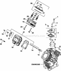 Page F Diagram and Parts List for CH20-64756  Kohler Engine