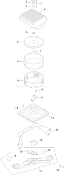 Page A Diagram and Parts List for CH640S-CH640-3015  Kohler Engine
