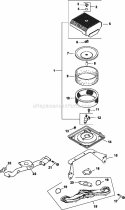 Page B Diagram and Parts List for CH20-64748  Kohler Engine