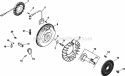 Page K Diagram and Parts List for CH670-0017  Kohler Engine