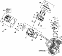 Page F Diagram and Parts List for CH670-0017  Kohler Engine