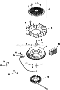 Page K Diagram and Parts List for CH23-76625  Kohler Engine