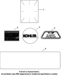 Page T Diagram and Parts List for CH23-76558  Kohler Engine
