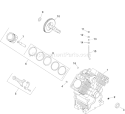 Page C Diagram and Parts List for CH22S-76617  Kohler Engine