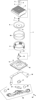 Page A Diagram and Parts List for CH680S-CH680-3016  Kohler Engine