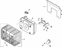 Page L Diagram and Parts List for CH730-0018  Kohler Engine