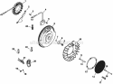 Page J Diagram and Parts List for CH730-0076  Kohler Engine