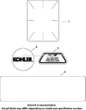 Page E Diagram and Parts List for CH730-0085  Kohler Engine