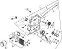 Page K Diagram and Parts List for CH25-68658  Kohler Engine