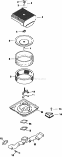 Page B Diagram and Parts List for CH23-76588  Kohler Engine