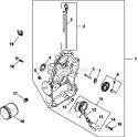 Page K Diagram and Parts List for CH25-68713  Kohler Engine
