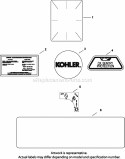 Page I Diagram and Parts List for CH25-68652  Kohler Engine