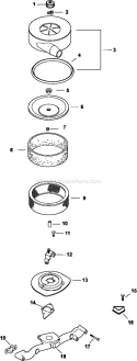 Page B Diagram and Parts List for CH730-0143  Kohler Engine