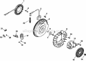 Page J Diagram and Parts List for CH20-64743  Kohler Engine