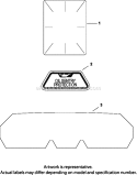 Part Location Diagram of 2411334-S Kohler Decal, Hp (25)