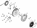 Page K Diagram and Parts List for CH730-0170  Kohler Engine