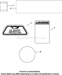 Page F Diagram and Parts List for CH730-0171  Kohler Engine