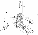 Page K Diagram and Parts List for CH730-0218  Kohler Engine