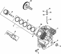 Page C Diagram and Parts List for CH730-0227  Kohler Engine