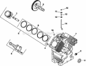Page D Diagram and Parts List for CH730-3224  Kohler Engine