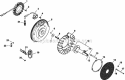 Page K Diagram and Parts List for CH730-0003  Kohler Engine