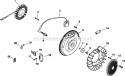 Page K Diagram and Parts List for CH730-0092  Kohler Engine