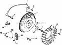 Page K Diagram and Parts List for CH730-0009  Kohler Engine
