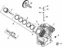 Page D Diagram and Parts List for CH730-0153  Kohler Engine