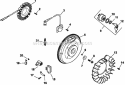 Page J Diagram and Parts List for CH730-3212  Kohler Engine