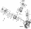 Page H Diagram and Parts List for CH25-68650  Kohler Engine