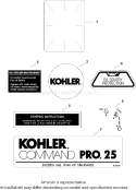 Page E Diagram and Parts List for CH730S-CH730-0039  Kohler Engine
