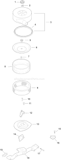 Page A Diagram and Parts List for CH730S-CH730-0051  Kohler Engine