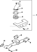 Page B Diagram and Parts List for CH20-64684  Kohler Engine