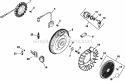 Page J Diagram and Parts List for CH740-0014  Kohler Engine