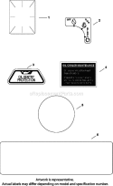Page E Diagram and Parts List for CH740-0014  Kohler Engine