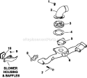 Part Location Diagram of 2474321-S Kohler Kit, Air Cleaner Elbow