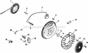 Page K Diagram and Parts List for CH730-0126  Kohler Engine