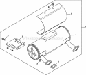 Page L Diagram and Parts List for CH740-0058  Kohler Engine