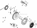 Page J Diagram and Parts List for CH740-0067  Kohler Engine