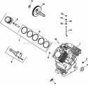 Page C Diagram and Parts List for CH740-0067  Kohler Engine
