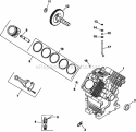 Page C Diagram and Parts List for CH740-0076  Kohler Engine