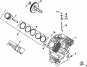 Page C Diagram and Parts List for CH740-0018  Kohler Engine