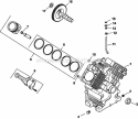 Page C Diagram and Parts List for CH740-0087  Kohler Engine