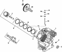 Page C Diagram and Parts List for CH740-0041  Kohler Engine