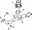 Page B Diagram and Parts List for CH740-0074  Kohler Engine