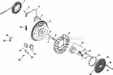 Page K Diagram and Parts List for CH740-3121  Kohler Engine