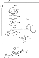 Part Location Diagram of 2404138-S Kohler Gasket, Air Cleaner Adapter