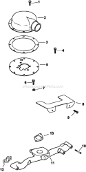 Page A Diagram and Parts List for CH740-0069  Kohler Engine